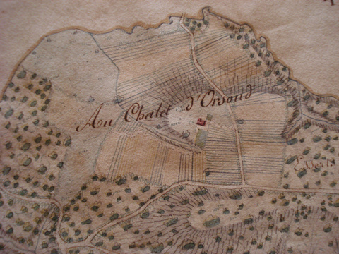 Corcelles - Carte 1851, Orsoud (1) Corcelles - Carte 1851, Orsoud (1)