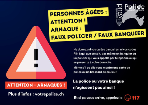 Prévention faux banquier - faux policier - PCV Prévention faux banquier - faux policier - PCV
