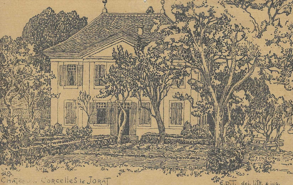 Corcelles-le-Jorat, Château by Emile-David Turrian Corcelles-le-Jorat, Château by Emile-David Turrian