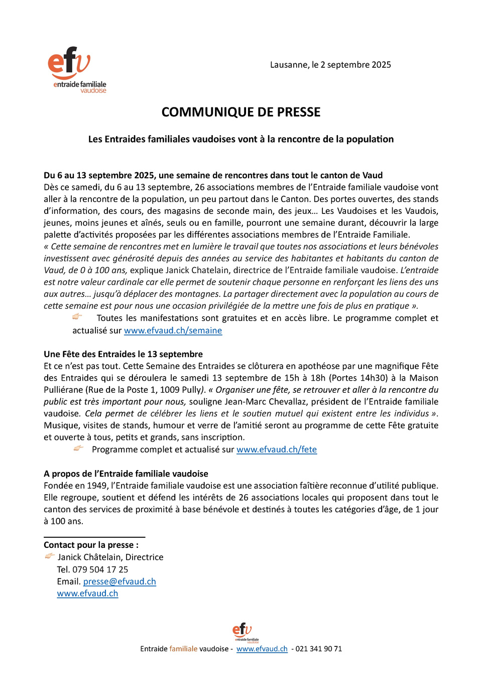 COMMUNIQUE DE PRESSE COMMUNIQUE DE PRESSE